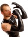 Многоразовые перчатки для фистинга Shoulder Rubber Gloves • Black по плечо черные