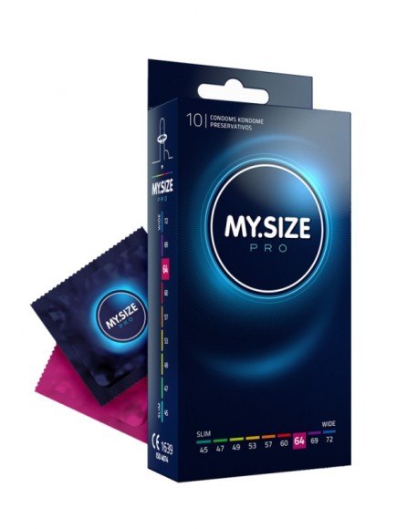 Презервативы MY.SIZE Pro №10 размер 64, 10 шт. 4305MS