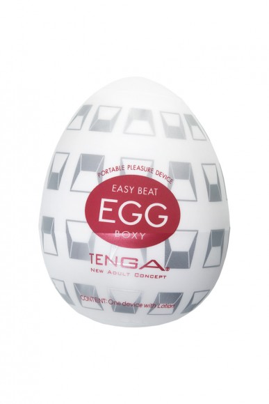Мастурбатор -яйцо для мужчин Tenga №14 Boxy EGG-014, белый