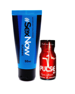 Выгодный набор лубрикант Sexnow 50 ml и попперс Pulse 2.0 10 ml