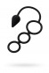 Анальная пробка Erotist Drop S-Size Anal Plug with Cock Ring с эрекционным кольцом черная, размер S 20 см, ø 3 см