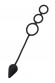 Анальная пробка Erotist Drop M-Size Anal Plug with Cock Ring с эрекционным кольцом черная, размер М 20 см, ø 3,9 см