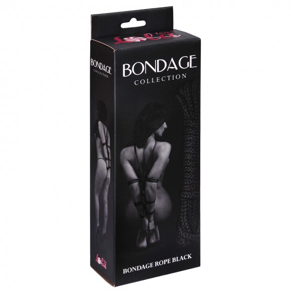 Веревка для связывания Lola Toys Bondage Collection «Bondage Rope» Black черная 9м 1040-01lola