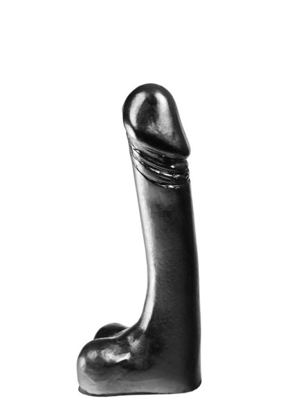 Фаллоимитатор анальный James • Regular Cock, черный из винила 15 см