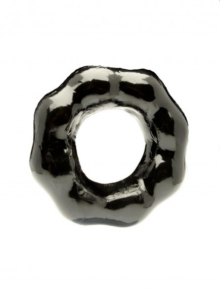 Эрекционное кольцо желейное Mr Fist Spoke • Black Jelly Ring, черное