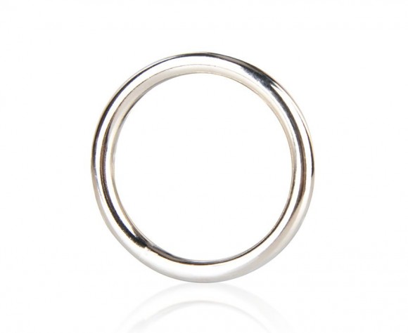 Стальное эрекционное кольцо BlueLine Steel Cock Ring 3.8 см