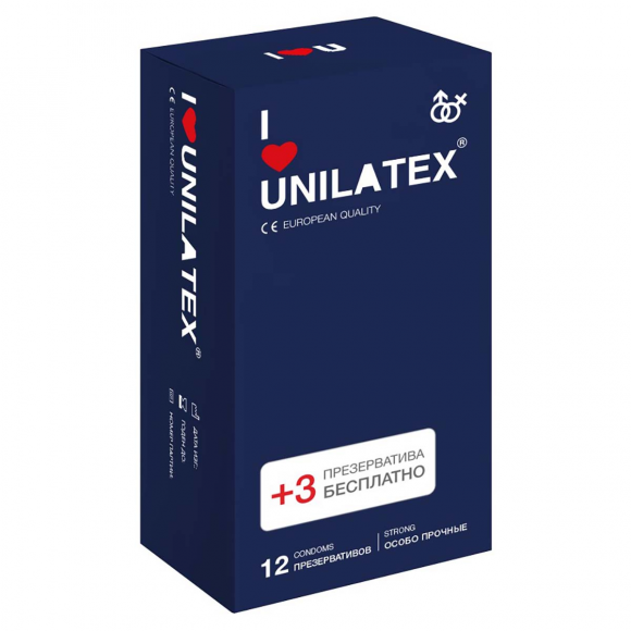 Презервативы Unilatex Extra Strong ультрапрочные 15 шт