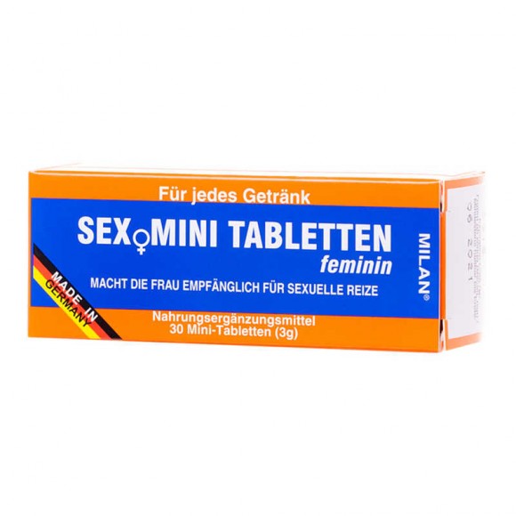 Таблетки для повышения либидо у женщин "Sex Mini" Tablets Feminin, 30 таблеток