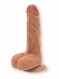 Фаллоимитатор мулат реалистичный Lola Games Nudes Calm на присоске с мошонкой 17,5 см, 6005-01