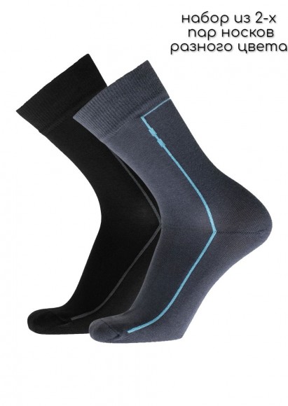 Комплект мужских носков Casual PN-127, размер 25 (38-40), 2 пары
