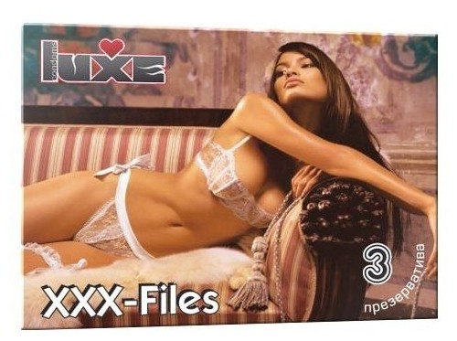 Презервативы Luxe XXX-Files 3 шт.