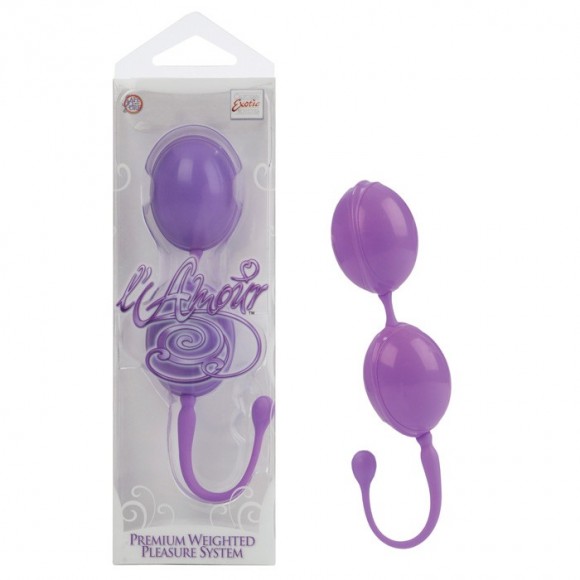 Каплевидные вагинальные шарики California Exotic Novelties L'amour фиолетовые