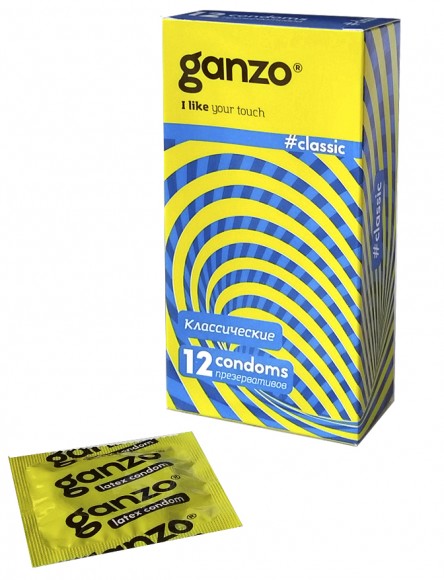 Презервативы Ganzo Classic No12, 12 шт. 10027GZ 