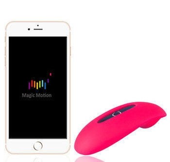 Розовый клиторальный смарт-стимулятор Magic Motion Candy Smart