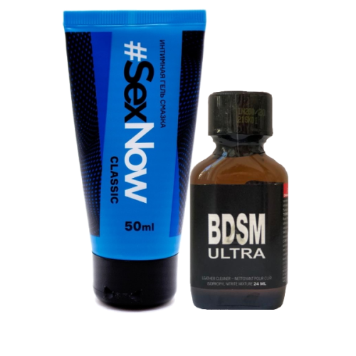 Выгодный комплект попперса BDSM ultra и лубриканта #Sexnow 50 ml