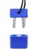 Ингалятор с двойной камерой Push Xtreme Fetish - Double Inhaler with Magnetic Lock - Blue, на магнитном замке, синий