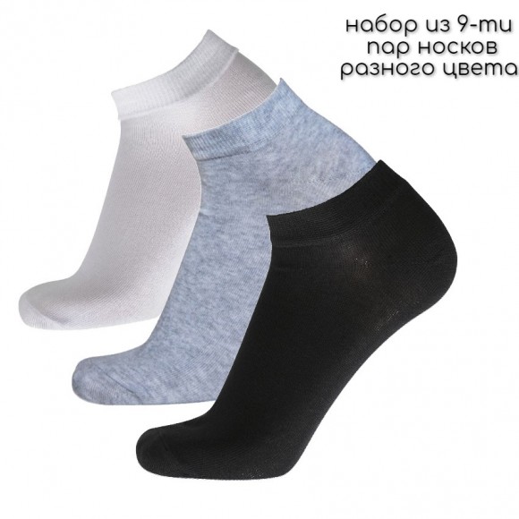 Комплект мужских носков Pantelemone Active PNS-116, размер 25 (38-40), 9 пар