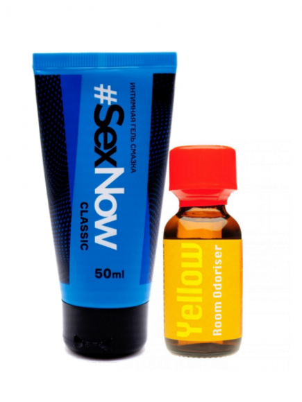 Выгодный набор лубрикант Sexnow 50 ml и попперс Yellow 25ml