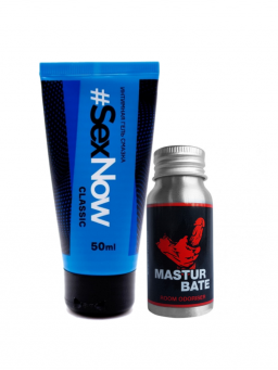 Комплект Попперс Masturbate 30ml + Интимный увлажняющий гель на водной основе #Sexnow 50 ml (#SexNow, Соединенное Королевство, унисекс)