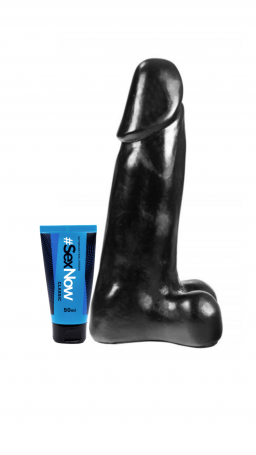 Фаллоимитатор гигант для фистинга Adric • Large Cock 27 см + Интимная гель смазка для секса SexNow Classic 50 мл (M&K UK, Соединенное Королевство)